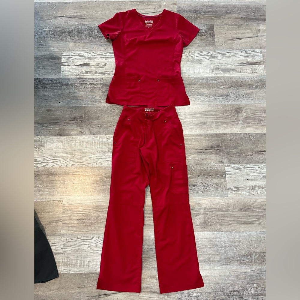 Healing hands purple label yoga scrubs